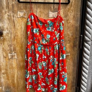 Large Floral Mini Dress